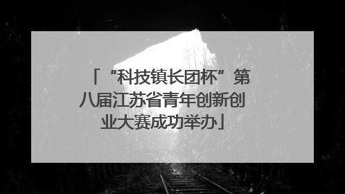 “科技镇长团杯”第八届江苏省青年创新创业大赛成功举办