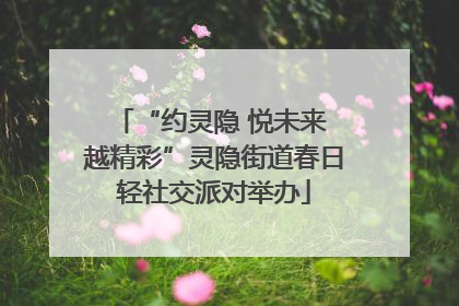 “约灵隐 悦未来 越精彩”灵隐街道春日轻社交派对举办