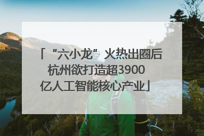 “六小龙”火热出圈后 杭州欲打造超3900亿人工智能核心产业