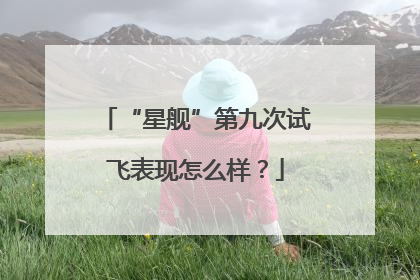 “星舰”第九次试飞表现怎么样？