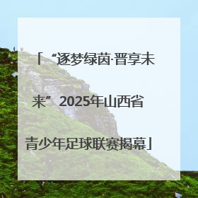 “逐梦绿茵·晋享未来”2025年山西省青少年足球联赛揭幕