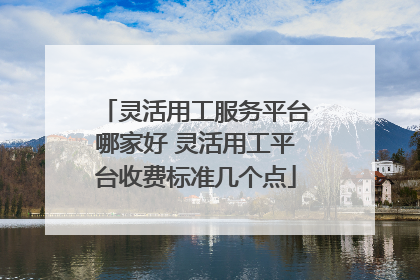 灵活用工服务平台哪家好 灵活用工平台收费标准几个点