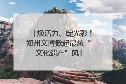 焕活力、绽光彩！郑州文博掀起最炫“文化遗产”风