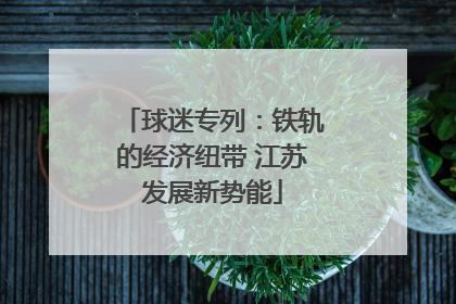 球迷专列：铁轨的经济纽带 江苏发展新势能
