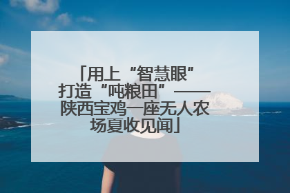 用上“智慧眼” 打造“吨粮田”——陕西宝鸡一座无人农场夏收见闻