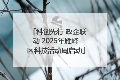 科创先行 政企联动 2025年雁峰区科技活动周启动