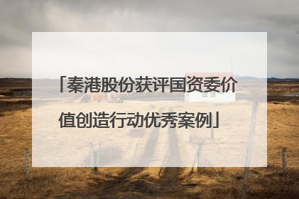 秦港股份获评国资委价值创造行动优秀案例