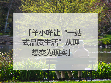 羊小咩让“一站式品质生活”从理想变为现实