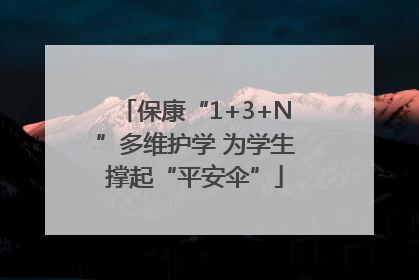 保康“1+3+N”多维护学 为学生撑起“平安伞”