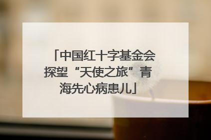 中国红十字基金会探望“天使之旅”青海先心病患儿