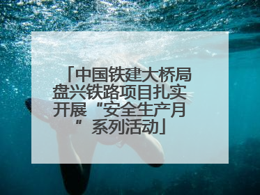 中国铁建大桥局盘兴铁路项目扎实开展“安全生产月”系列活动