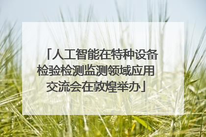 人工智能在特种设备检验检测监测领域应用交流会在敦煌举办