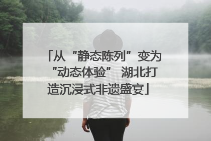 从“静态陈列”变为“动态体验” 湖北打造沉浸式非遗盛宴