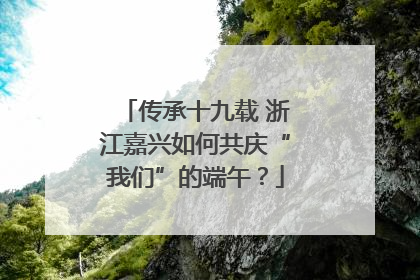 传承十九载 浙江嘉兴如何共庆“我们”的端午？