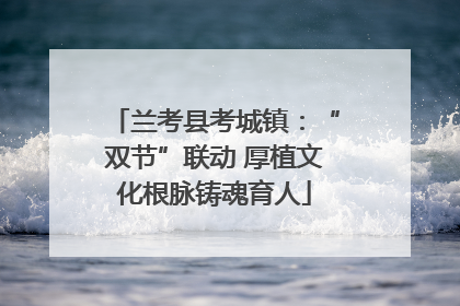 兰考县考城镇：“双节”联动 厚植文化根脉铸魂育人