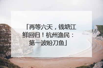 再等六天，钱塘江鲜回归！杭州渔民：第一波盼刀鱼