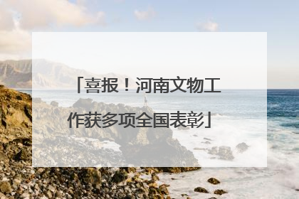 喜报！河南文物工作获多项全国表彰