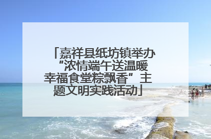 嘉祥县纸坊镇举办“浓情端午送温暖 幸福食堂粽飘香”主题文明实践活动