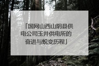 国网山西山阴县供电公司玉井供电所的奋进与蜕变历程