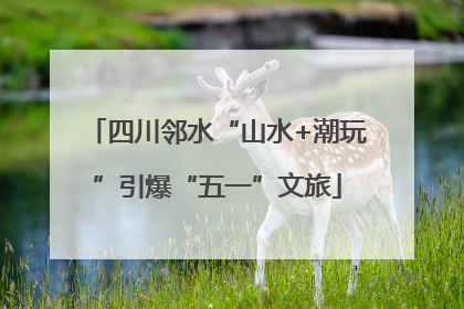 四川邻水“山水+潮玩”引爆“五一”文旅