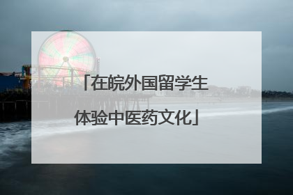 在皖外国留学生体验中医药文化