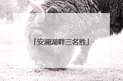 安澜湖畔三名胜