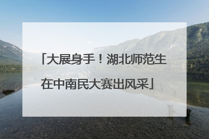大展身手！湖北师范生在中南民大赛出风采
