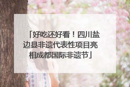 好吃还好看！四川盐边县非遗代表性项目亮相成都国际非遗节