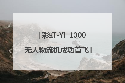彩虹-YH1000无人物流机成功首飞