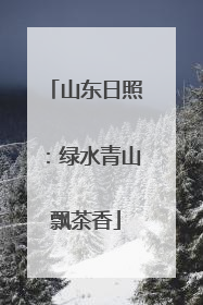 山东日照：绿水青山飘茶香