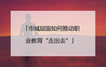 市域层面如何推动职业教育“走出去”