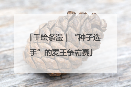 手绘条漫｜“种子选手”的麦王争霸赛