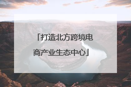打造北方跨境电商产业生态中心