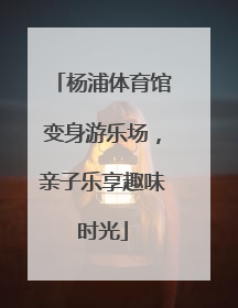 杨浦体育馆变身游乐场，亲子乐享趣味时光