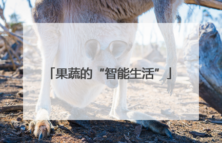 果蔬的“智能生活”