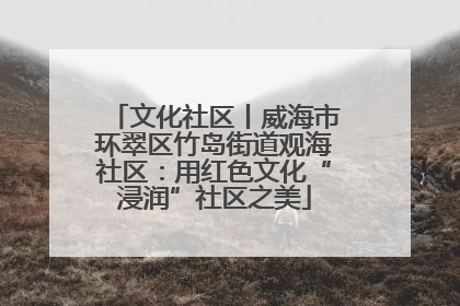 文化社区丨威海市环翠区竹岛街道观海社区：用红色文化“浸润”社区之美