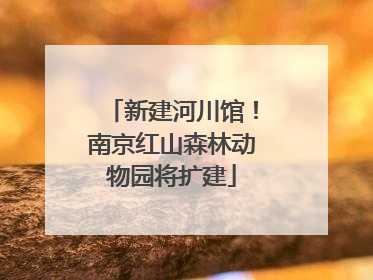 新建河川馆！南京红山森林动物园将扩建