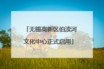 无锡高新区伯渎河文化中心正式启用