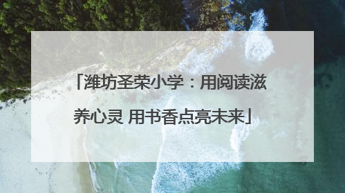 潍坊圣荣小学：用阅读滋养心灵 用书香点亮未来