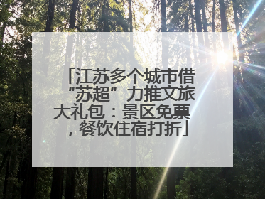 江苏多个城市借“苏超”力推文旅大礼包：景区免票，餐饮住宿打折