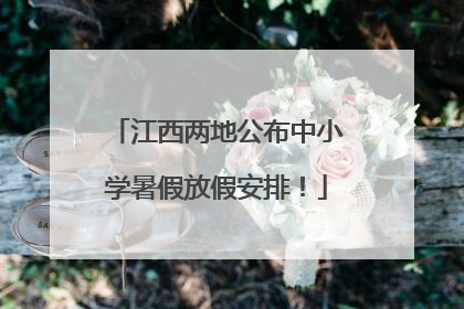 江西两地公布中小学暑假放假安排！