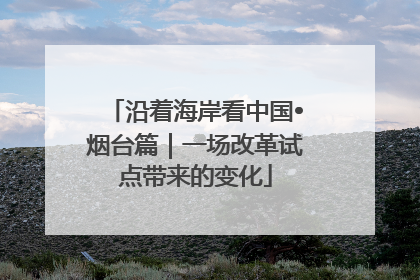 沿着海岸看中国•烟台篇｜一场改革试点带来的变化