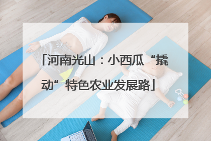河南光山：小西瓜“撬动”特色农业发展路