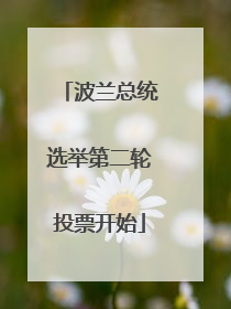 波兰总统选举第二轮投票开始
