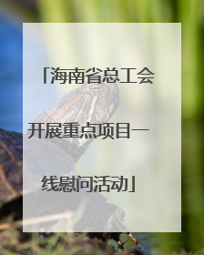 海南省总工会开展重点项目一线慰问活动