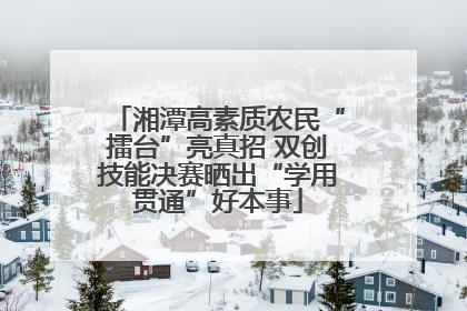 湘潭高素质农民“擂台”亮真招 双创技能决赛晒出“学用贯通”好本事