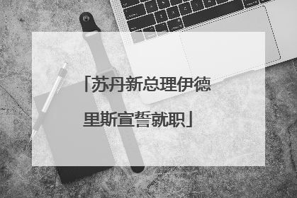 苏丹新总理伊德里斯宣誓就职