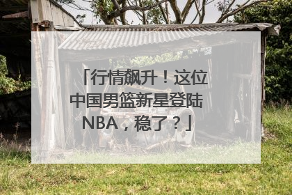 行情飙升！这位中国男篮新星登陆NBA，稳了？
