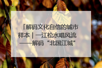 解码文化自信的城市样本｜一江松水唱风流——解码“北国江城”吉林的文化自信样本