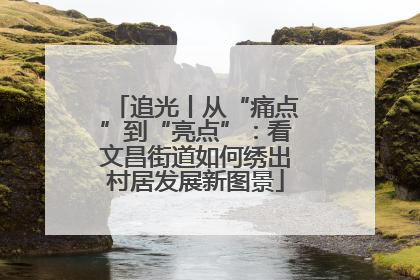 追光丨从“痛点”到“亮点”：看文昌街道如何绣出村居发展新图景